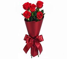Букет 5 Красных роз Эдлесс Лав в Большой Ирбе