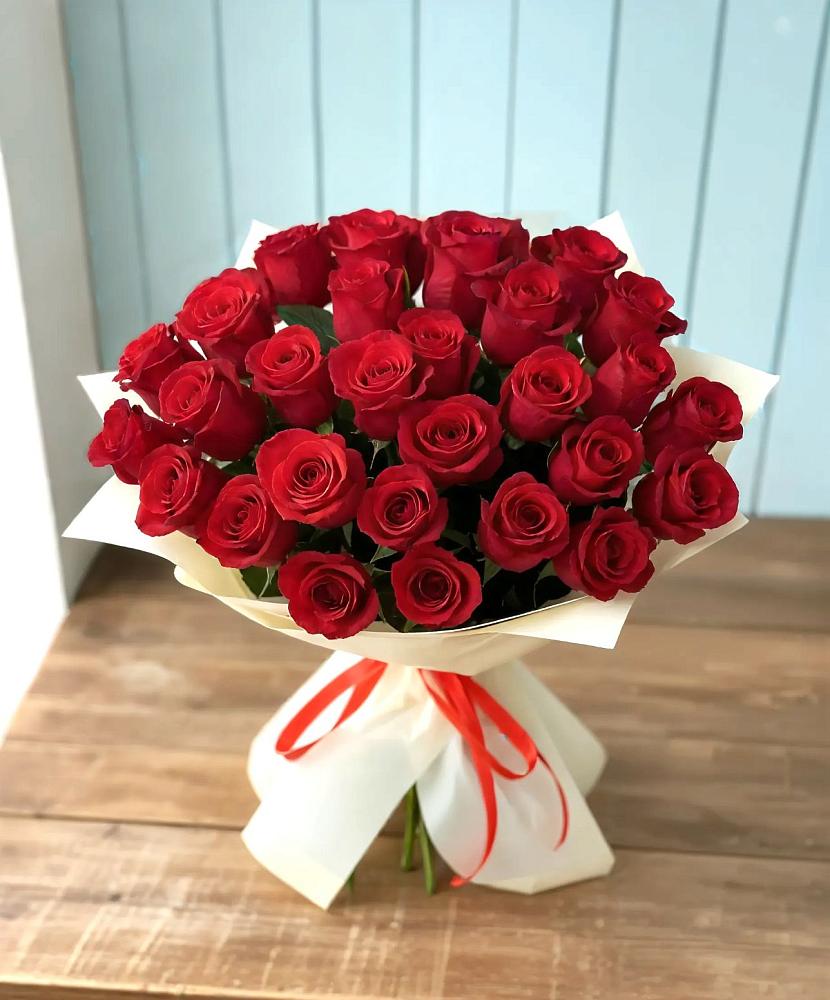 Букет 29 Красных роз в Большой Ирбе