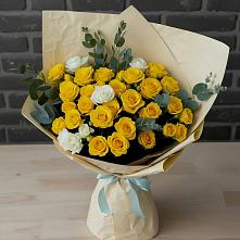 Букет цветов из:  Розы в Большой Ирбе