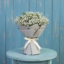 Букет цветов из:  Гипсофила в Большой Ирбе