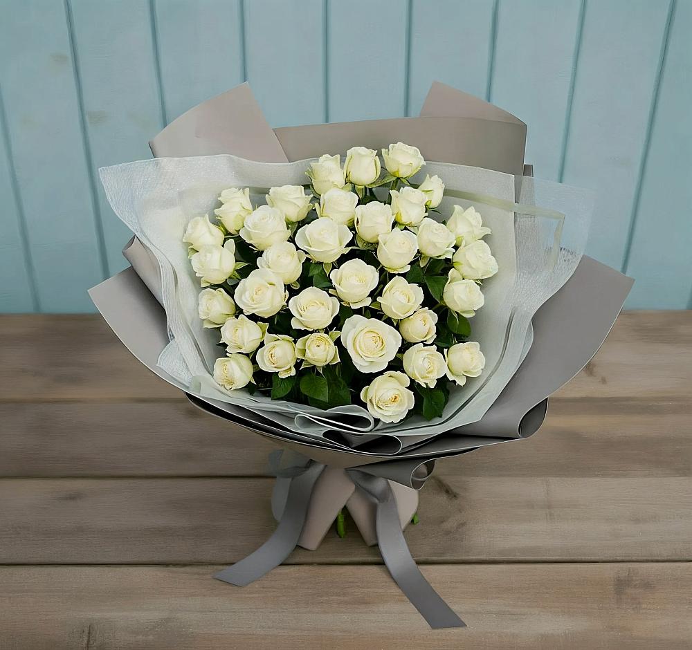Букет Белоснежная нежность в Большой Ирбе