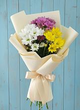 Букет цветов из:  Хризантемы в Большой Ирбе