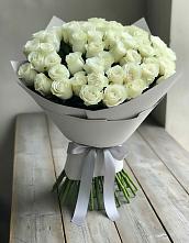 Букет 35 Белых роз в Большой Ирбе