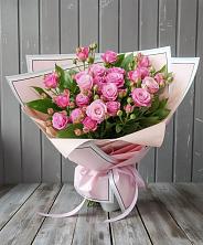 Букет Розовый кустик в Большой Ирбе