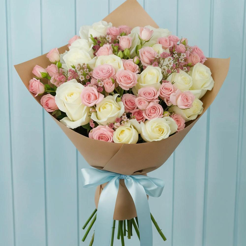 Букет цветов из: Розы в Большой Ирбе