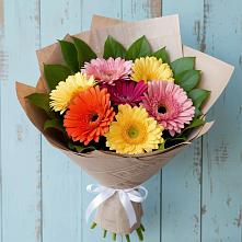 Букет цветов из:  Герберы в Большой Ирбе