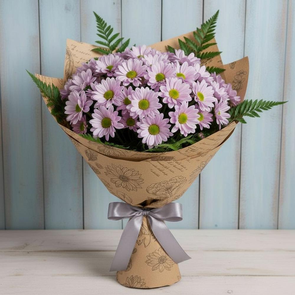 Букет цветов из: Хризантемы в Большой Ирбе