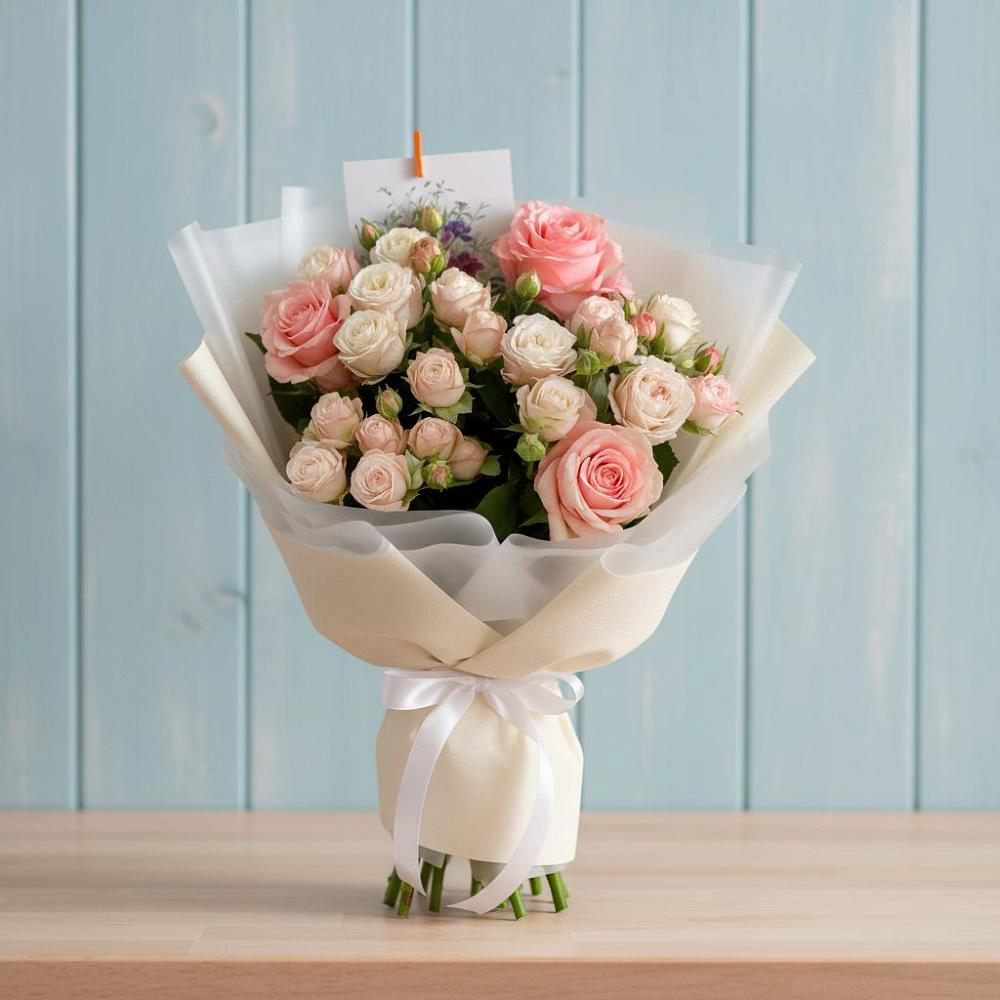 Букет цветов из: Розы в Большой Ирбе