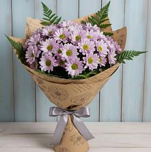 Букет цветов из:  Хризантемы в Большой Ирбе