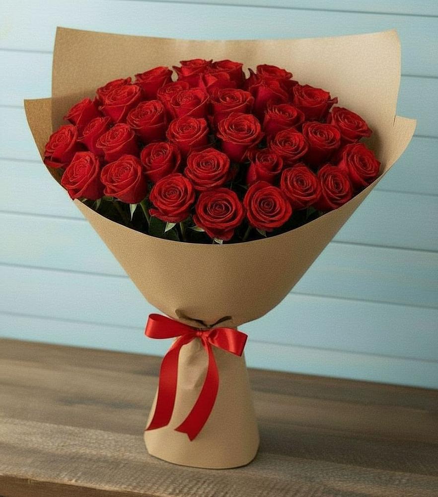 Букет Красные розы Милано в Большой Ирбе