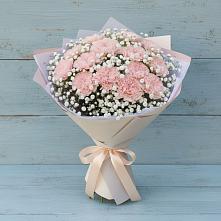 Букет цветов из:  Гвоздики в Большой Ирбе