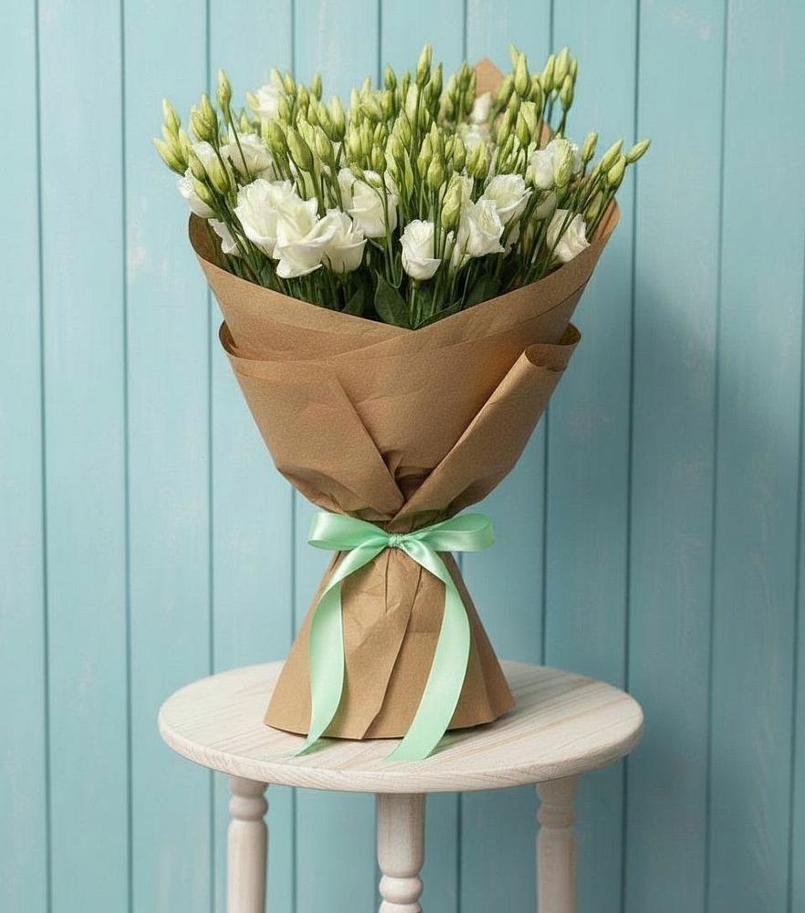 Букет цветов из: Лизиантусы в Большой Ирбе