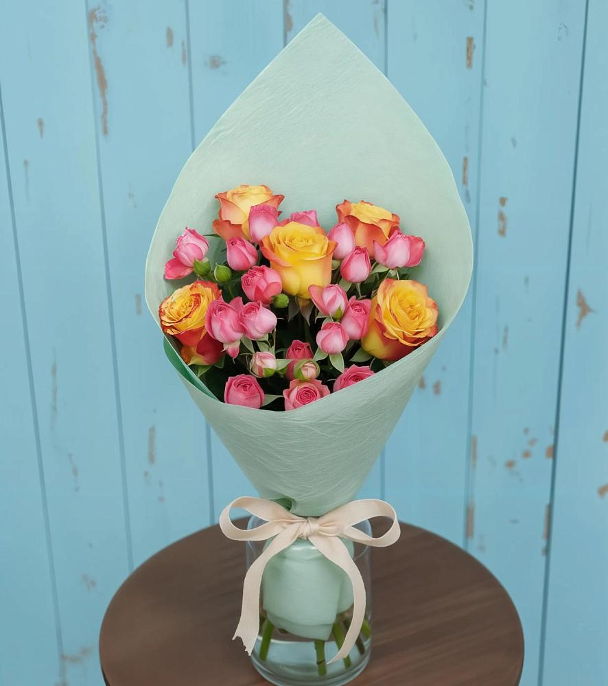 Букет цветов из: Розы в Большой Ирбе