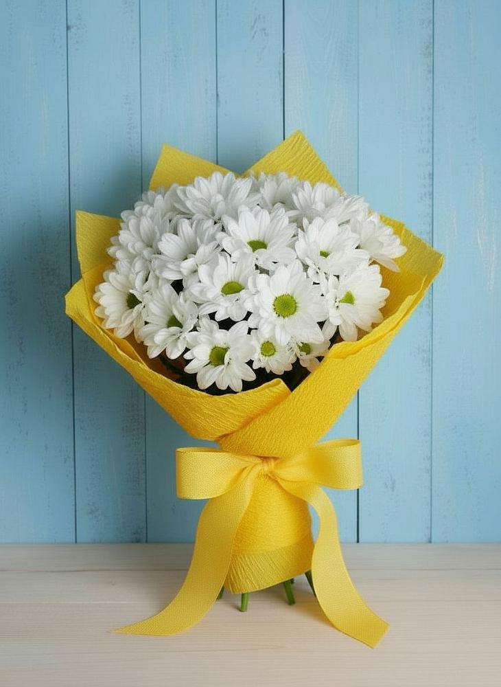 Букет цветов из: Хризантемы в Большой Ирбе