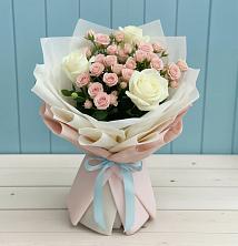 Букет цветов из:  Розы в Большой Ирбе