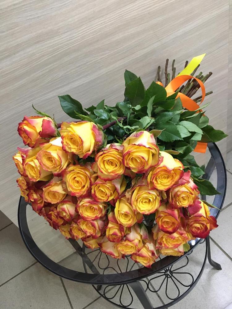 Букет Желтые розы в Большой Ирбе