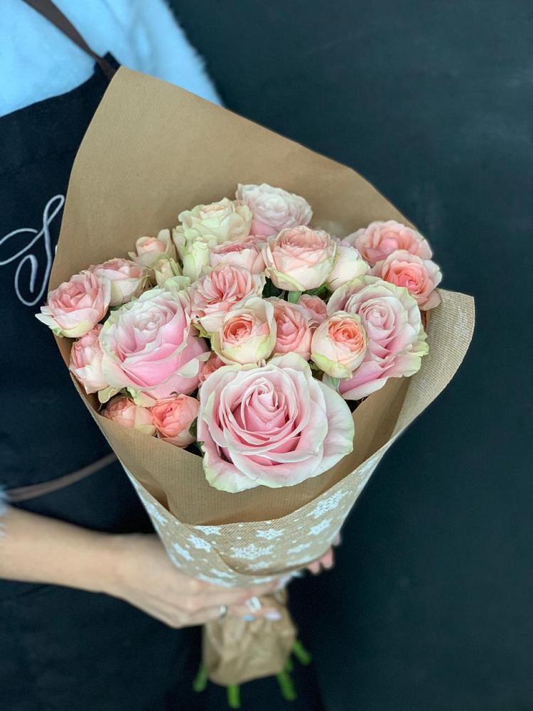 Букет цветов из: Хризантемы и Розы в Большой Ирбе