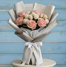 Букет цветов из:  Розы #REPLACE_PRED# Большой Ирбе