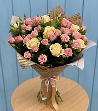 Букет цветов из:  Розы в Большой Ирбе