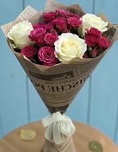 Букет цветов из:  Розы в Большой Ирбе