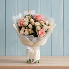 Букет цветов из:  Розы в Большой Ирбе